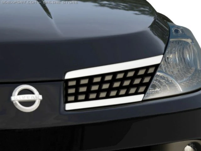 nissan tiida 3D Model .c4d .max .obj .3ds .fbx .stl .blend