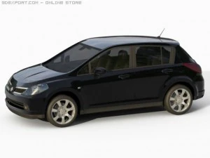 nissan tiida 3D Model