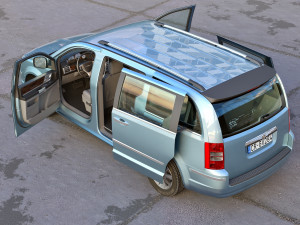 Chrysler grand voyager 2010 3D Model
