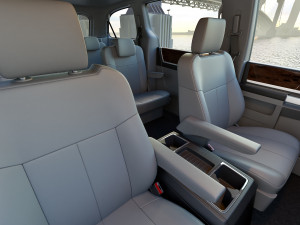 Chrysler grand voyager 2010 3D Model