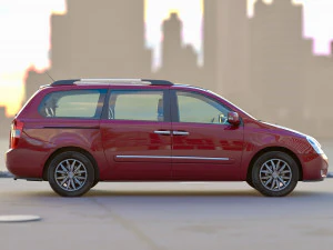 Kia carnival 2011 3D Model