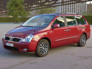 Kia carnival 2011 3D 모델
