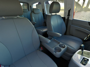 Kia carnival 2011 3D 모델