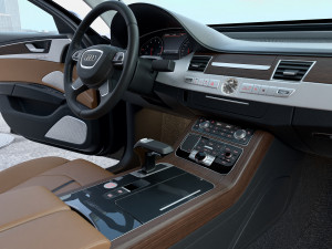Audi A8 2014 3D Model