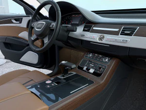 Audi A8 2014 3D Model