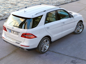 mercedes benz ml class 2013 3D 모델