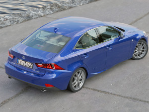 Lexus is f-sport 2016 3D Model