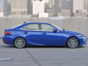 Lexus is f-sport 2016 3D Model
