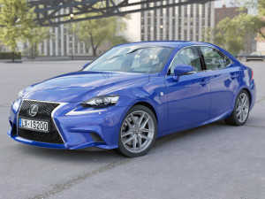 Lexus is f-sport 2016 3D Model