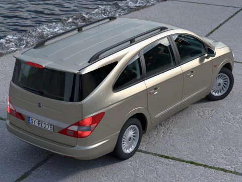 Ssangyong rodius 2010 3D Model