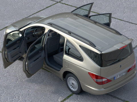Ssangyong rodius 2010 3D 模型