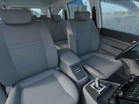 Ssangyong rodius 2010 3D Model
