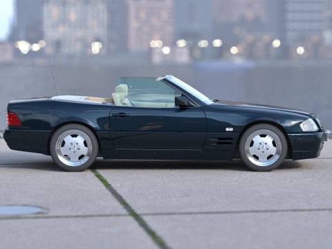Mercedes Benz SL R129 1995 3D 모델
