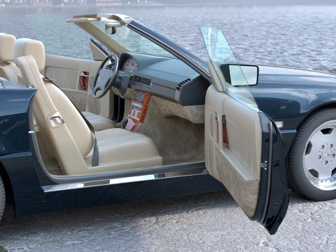 Mercedes Benz SL R129 1995 3D Model
