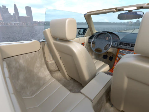 Mercedes Benz SL R129 1995 3D Model