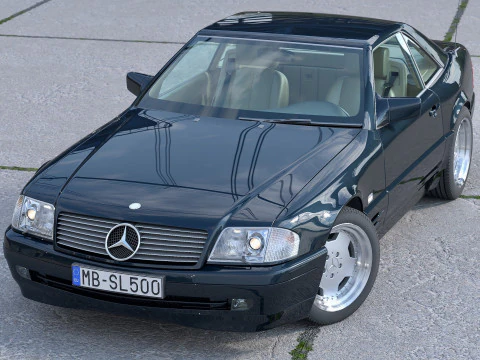 Mercedes Benz SL R129 1995 3D Model