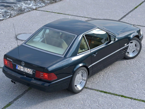 Mercedes Benz SL R129 1995 3D Model