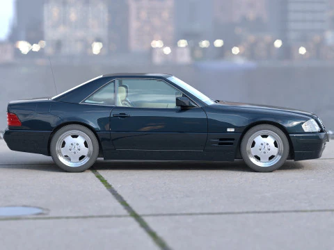 Mercedes Benz SL R129 1995 3D Model