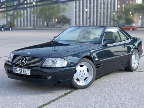 Mercedes Benz SL R129 1995 3D Model