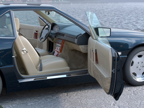 Mercedes Benz SL R129 1995 3D 모델