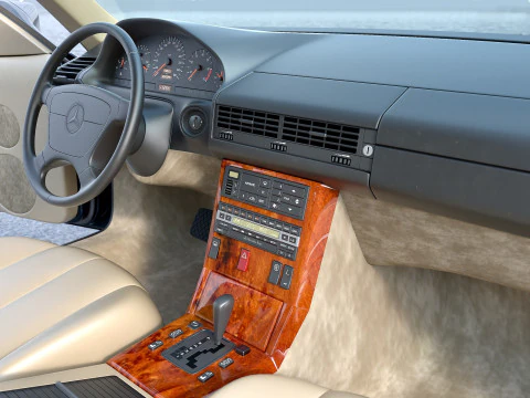 Mercedes Benz SL R129 1995 3D Model