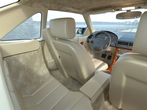 Mercedes Benz SL R129 1995 3D Model