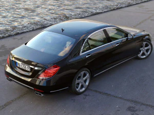 mercedes benz s class lwb 2017 3D Model