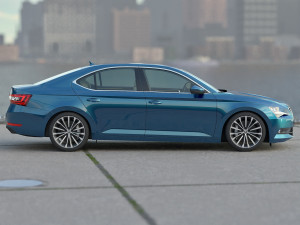 Skoda Superb 2018 Model 3D