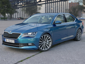 Skoda Superb 2018 Model 3D