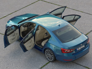 Skoda Superb 2018 Model 3D