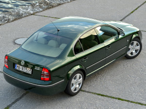Skoda Superb 2001 3D Model