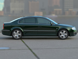 Skoda Superb 2001 3D Model