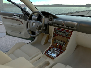 Skoda Superb 2001 3D Model