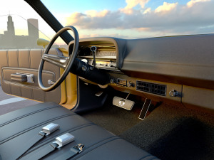 Torino coupe 1971 Model 3D
