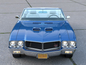 Buick GS Convertible 1970 Modelo 3D