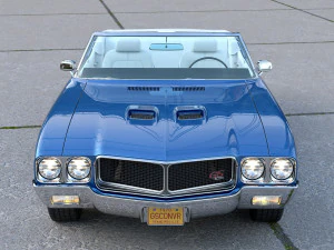 Buick GS Convertible 1970 3D Model