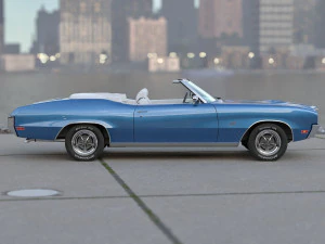 Buick GS Convertible 1970 3D Model
