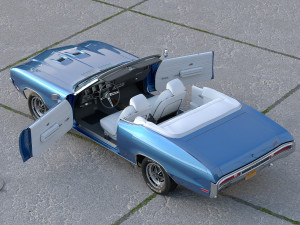Buick GS Convertible 1970 Modelo 3D