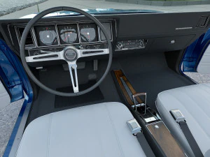Buick GS Convertible 1970 3D Model