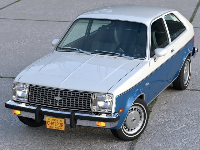 Chevrolet Chevette 2 door 1980 3D in 3DExport