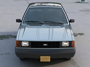 hyundai pony canada 1985 3D Model