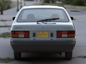 hyundai pony canada 1985 3D Model