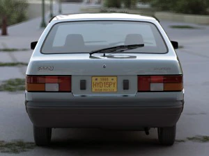 hyundai pony canada 1985 3D Model
