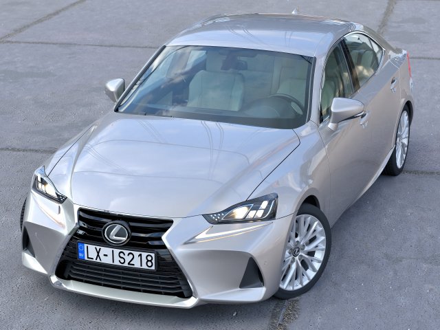 Lexus is 2018 3D Model .c4d .max .obj .3ds .fbx .stl .blend 