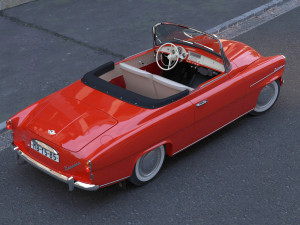 Skoda Felicia 1960 3D Model