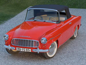 Skoda Felicia 1960 3D Model