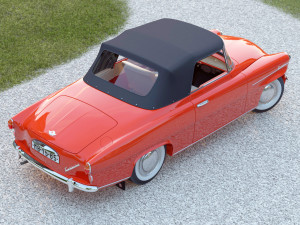 Skoda Felicia 1960 3D Model
