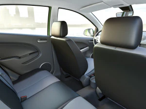 Mazda 2 5-door 2008 3D Model
