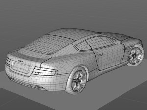 Aston martin db9 2008 3D Model