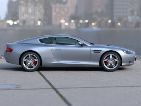 Aston martin db9 2008 3D Model
